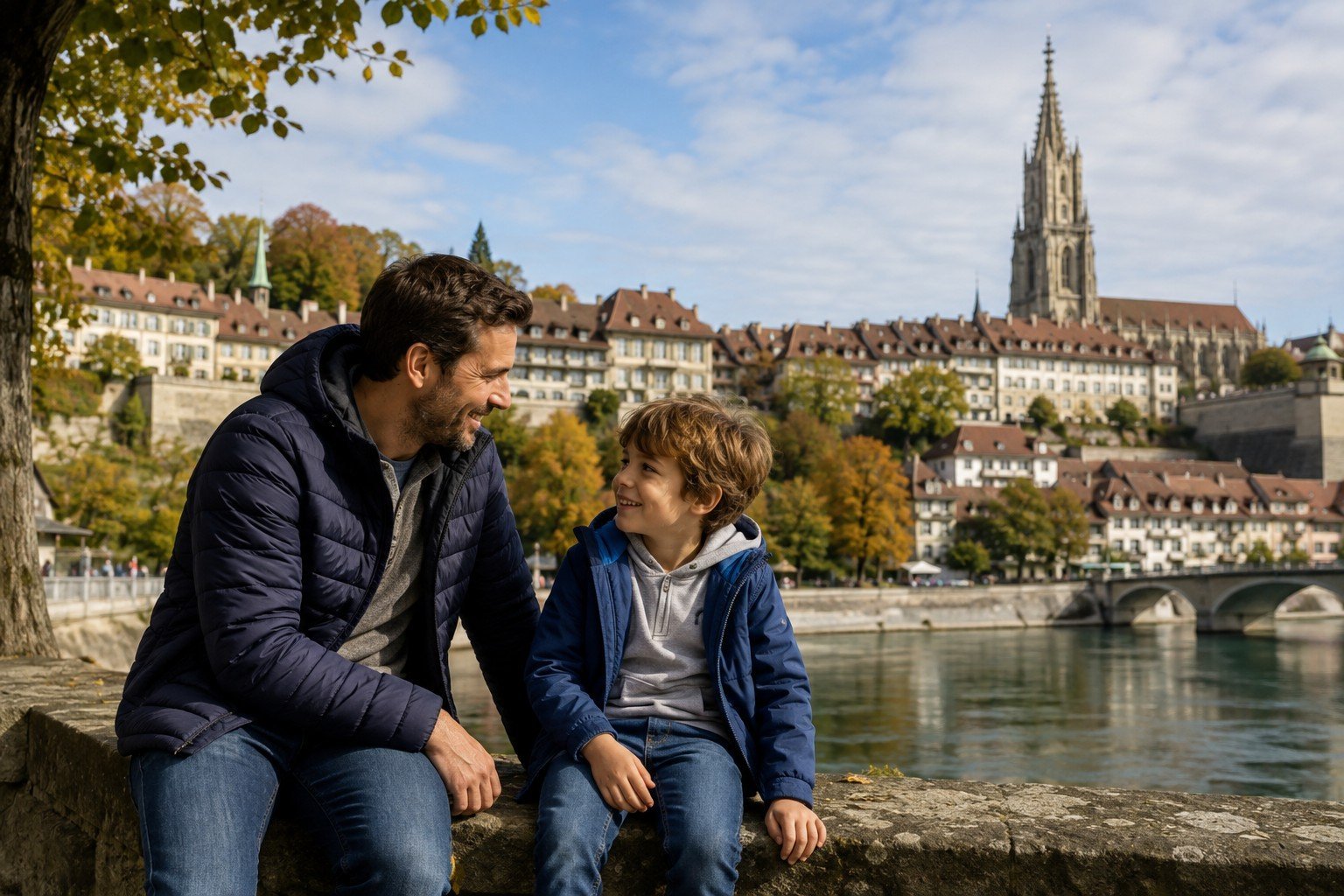 Parents célibataires faisant connaissance à Berne